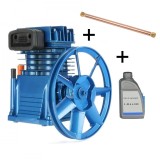 Cap compresor de aer 300l/min 2-3kW 10 bari + teava de racord