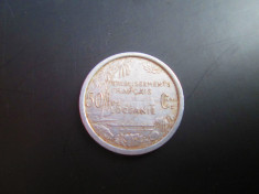 Oceania _ 50 cents _ 1949 _ moneda rara foto