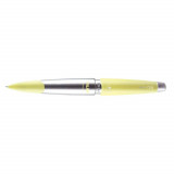 Creion Mecanic MILAN Capsule Silver, Mina de 0.5 mm, Corp din Metal si Plastic Galben, Creioane Mecanice, Creion Mecanic cu Mina, Creioane Mecanice cu