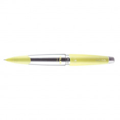 Creion Mecanic MILAN Capsule Silver, Mina de 0.5 mm, Corp din Metal si Plastic Galben, Creioane Mecanice, Creion Mecanic cu Mina, Creioane Mecanice cu