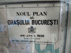 Harta Noul plan al ora?ului Bucure?ti 1926 foto