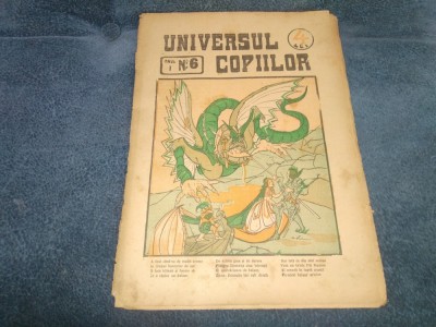 REVISTA UNIVERSUL COPIILOR NR 6 1925 foto