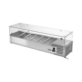Display de răcire ​​reglabil 6 x 1/3 gastronorm GN