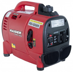 Generator curent electric pe benzina (220 V, 12V), 1000W, Raider Power Tools foto