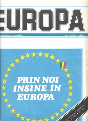 Europa Saptamanal de orientare liberala nr.4 anul 1 / 1990 foto