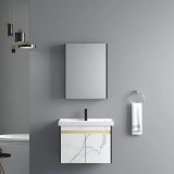 Set Mobilier pentru Baie 61x48cm 3 Piese Alb ModernLight Concept