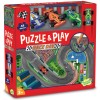 Joc 2 in 1, Puzzle and play, Masini de curse, Peaceable Kingdom