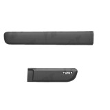 Set bandouri usi laterale Fiat Panda (319) 05.2012- partea stanga fata/spate, negru, magnetic, lungime 89, 5/50cm, Rapid