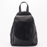 Rucsac negru din piele naturala 8906 122