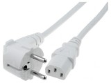 Cablu Alimentare 3x1mm&sup2; Ștecăr Unghi IEC C13 PVC