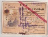 Bnk div CFR carte de identitate ptr calatorii nelimitate 75% redus cls III 1942, Romania 1900 - 1950, Documente