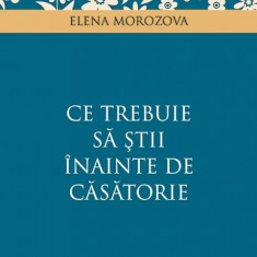 Ce trebuie sa stii inainte de casatorie | Elena Morozova