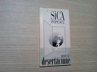 SICA POPESCU (autograf) - ... Restul E DESERTACIUNE - FLORIN PUCA (desene) foto