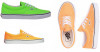 Tenisi VANS neon - 2 CULORI - produs original - cel mai mic pret, 44.5, Orange, Verde