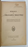 MEMORIES DE L ' AMBASSADEUR MORGENTHAU par HENRY MORGENTHAU , 1919 * PREZINTA SEMNE DE UZURA , * PAGINA DE TITLU PREIZNTA DEFECT , * TEXT IN LIMBA FR