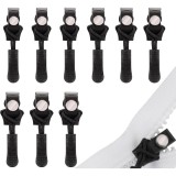 Kit Reparație Fermoar 9 Piese Salestore.ro&reg; &ndash; 3 Mărimi, Glisor Universal, Reutilizabil, &Icirc;mbrăcăminte, Metal/Nylon
