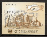 Polonia.2003 Expozitia filatelica KATOWICE-Bl. dantelat MP.432