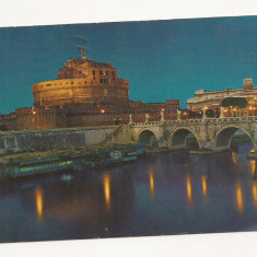 IT2-Carte Postala-ITALIA - Roma, Castel S. Angelo ,circulata 1976