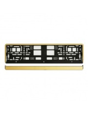 Suport Numar Inmatriculare Gold 1 Buc Mega Drive