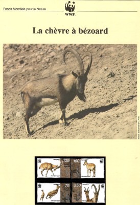 Armenia 1996 - Capra de munte, Set WWF, 6 poze, MNH, (vezi descrierea) foto