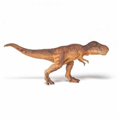 Papo figurina dinozaur t-rex maro alergand foto