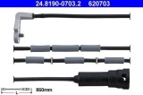 Senzor de avertizare uzura placute de frana Opel Omega A, Senator B Motor 2.5 i, 2.6 i, 3.0, 3.0 Cat, 3.0, 3.0, 3.0 Cat, lungime 860 mm, OE 1238342