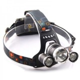 Lanterna Frontala LEDuri 5W cu Zoom si Acumulatori 12V 220V MX5899T6