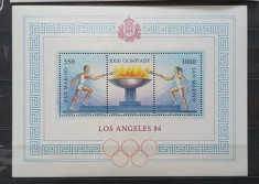 Coli?a MNH - San Marino - Sport / JO Los Angeles 1984 foto