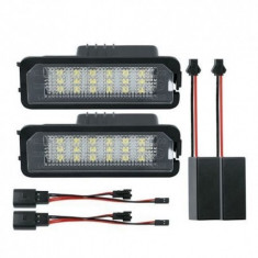 Lampi led pentru numar Volkswagen Polo Eos Golf 5 Golf 6 Golf 7 Passat B6 B7 CC Skoda Superb foto