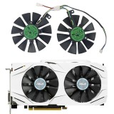 Set coolere placa video PC Desktop, Asus, Radeon RX580 Dual OC, T129215BU, dual fan, 6 pini, 12V, 0.50A, 87mm