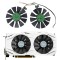 Set coolere placa video PC Desktop, Asus, ROG GTX 1060, 1070, T129215BU, dual fan, 6 pini, 12V, 0.50A, 87mm