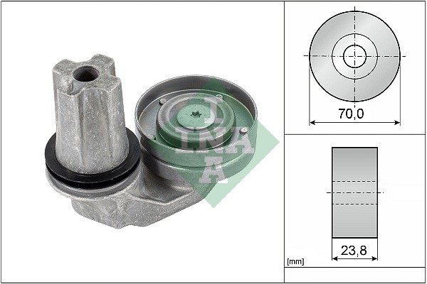 INA 534 0635 10 Intinzator curea, curea distributie