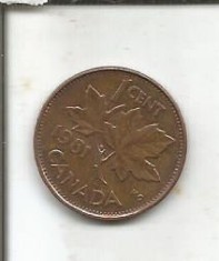 (No4) moneda- CANADA 1 CENT 1981