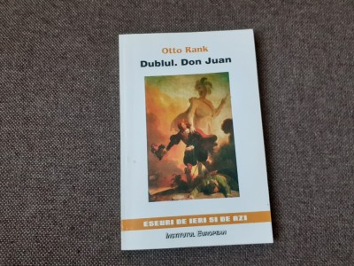 Otto Rank - Dublul Don Juan foto