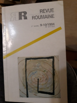 Revue roumaine 9-10/1994, no 311-312. Număr dedicat lui Mircea Vulcănescu foto