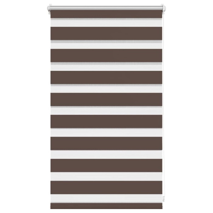 Jaluzea tip zebra, 50 x 100 cm, cafeniu