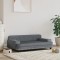 Gossi pat de caini, gri inchis, 90x53x30 cm, catifea