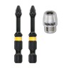 Set 2 biti pentru insurubare, DeWalt DT70535T, profil Pozidriv, PZ2, 50 mm