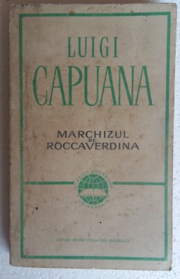 (C465) LUIGI CAPUANA - MARCHIZUL DE ROCCAVERDINA foto