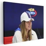 Tablou Simona Halep, jucatoare de tenis 1604 Tablou canvas pe panza CU RAMA 70x100 cm