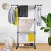 Uscator rufe vertical, pliabil, 3 nivele, XXL, AVEX - otel, plastic, gri inchis, 170x126x63.5cm, 40kg