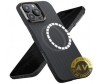 Husa MagSafe pentru Apple iPhone 16 Pro Max, Techsuit, Aramid Fiber, Neagra