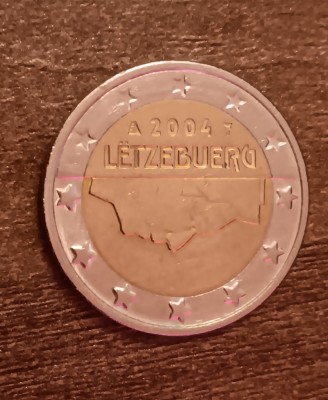 C50 - Moneda foarte veche - 2 euro - Luxemburg - 2004 foto
