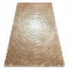 Covor FLIM 008-B1 modern shaggy, cercuri - structural bej, 120x160 cm, Dreptunghi, Poliester