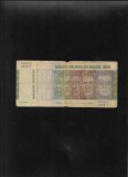 Bancnota Brazilia 500 Cruzeiros 1979, Serie 00659085877, Uzata - Raritate Numismatica