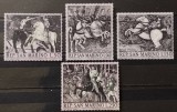 BC638, San Marino 1968, serie picturi, istorie, cavaleri, cai
