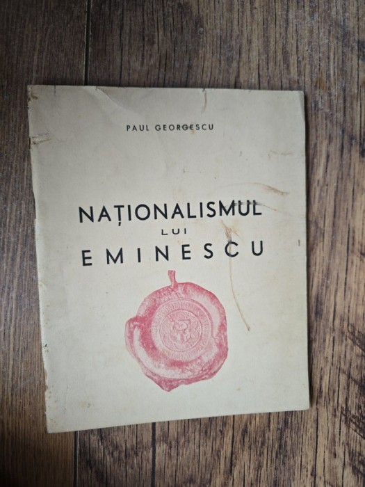 Naționalismul lui Eminescu - Paul Georgescu