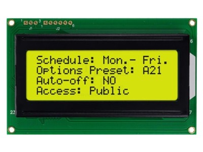 Afişaj LCD alfanumeric 20x2 gri foto