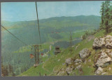 CPI B 11831 CARTE POSTALA - POIANA BRASOV. TELEFERICUL, RPR, Circulata, Fotografie