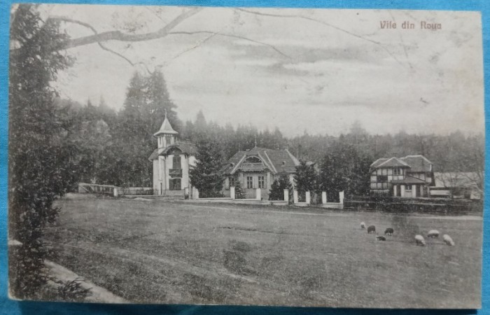 Carte postala, Vila din Roua, 1925